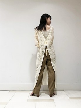 N. STAFFさん（レディース・156cm）の春コーディネート