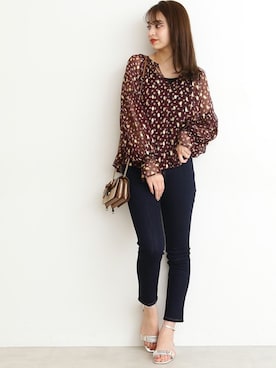 N. STAFFさん（レディース・167cm）の春コーディネート