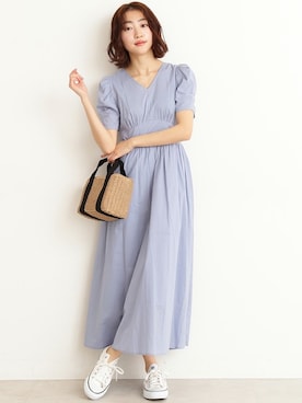 N. STAFFさん（レディース・161cm）の春コーディネート