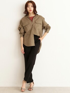 N. STAFFさん（レディース・161cm）の春コーディネート