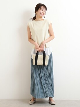 N. STAFFさん（レディース・165cm）の春コーディネート