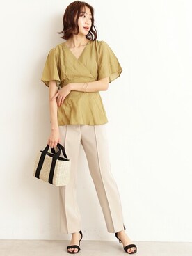 N. STAFFさん（レディース・161cm）の春コーディネート