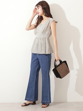 N. STAFFさん（レディース・165cm）の春コーディネート