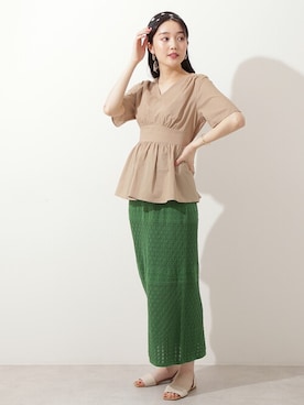 「#レース」｜N. STAFFさん（レディース・165cm）の春コーディネート