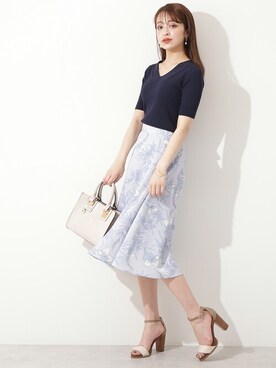 N. STAFFさん（レディース・167cm）の夏コーディネート