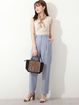 N. STAFFさん（レディース・167cm）の夏コーディネート