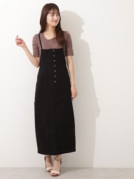 「#サロペット」｜N. STAFFさん（レディース・165cm）の夏コーディネート
