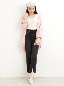 N. STAFFさん（レディース・165cm）の夏コーディネート