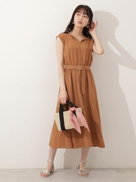 N. STAFFさん（レディース・165cm）の夏コーディネート