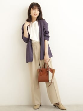 N. STAFFさん（レディース・165cm）の夏コーディネート