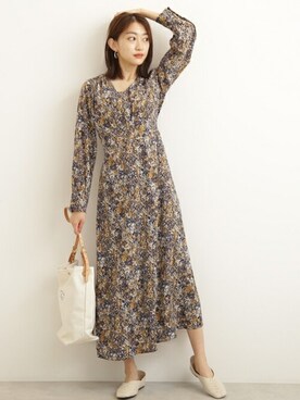 N. STAFFさん（レディース・161cm）の夏コーディネート