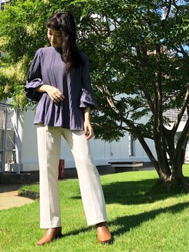 N. STAFFさん(レディース・156cm)の秋コーディネート