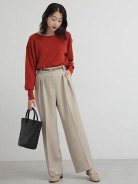 N. STAFFさん（レディース・161cm）の秋コーディネート