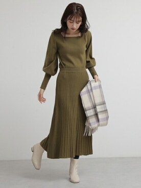 N. STAFFさん（レディース・165cm）の秋コーディネート