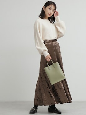 N. STAFFさん（レディース・161cm）の秋コーディネート