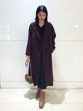 N. STAFFさん（レディース・158cm）の秋コーディネート