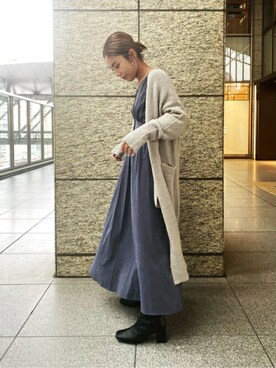 N. STAFFさん（レディース・155cm）の秋コーディネート