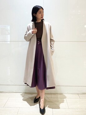 N. STAFFさん（レディース・158cm）の秋コーディネート