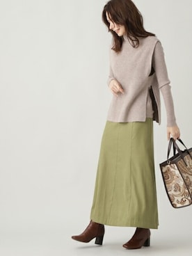 N. STAFFさん（レディース・163cm）の秋コーディネート