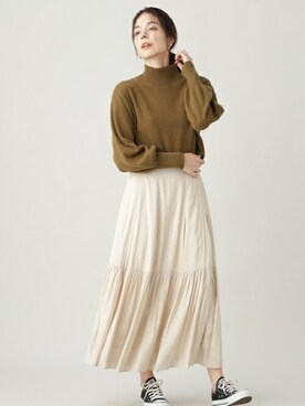 N. STAFFさん（レディース・163cm）の秋コーディネート