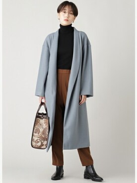 N. STAFFさん（レディース・168cm）の秋コーディネート