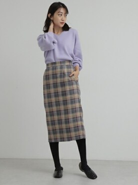 N. STAFFさん(レディース・161cm)の秋コーディネート