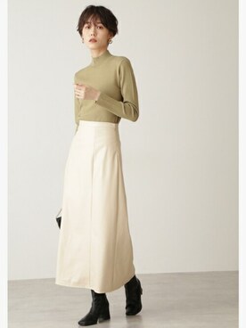 N. STAFFさん（レディース・168cm）の秋コーディネート