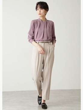 N. STAFFさん（レディース・168cm）の秋コーディネート