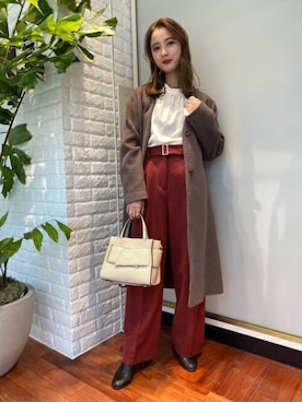 N. STAFFさん（レディース・157cm）の秋コーディネート