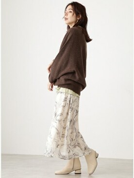 N. STAFFさん（レディース・163cm）の秋コーディネート