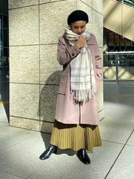 「N.（N. Natural Beauty Basic）（エヌエヌナチュラルビューティーベーシック）のアイテム（ダッフルコート）」を使った、N. STAFFさん（レディース・155cm）の秋コーディネート
