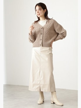 N. STAFFさん（レディース・163cm）の秋コーディネート