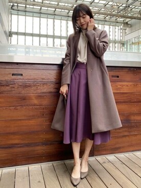 N. STAFFさん（レディース・164cm）の秋コーディネート