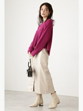 N. STAFFさん（レディース・163cm）の秋コーディネート