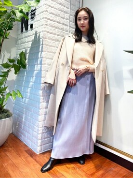 N. STAFFさん(レディース・157cm)の冬コーディネート
