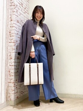 N. STAFFさん（レディース・160cm）の冬コーディネート