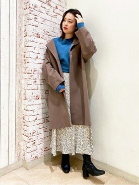 N. STAFFさん(レディース・160cm)の冬コーディネート