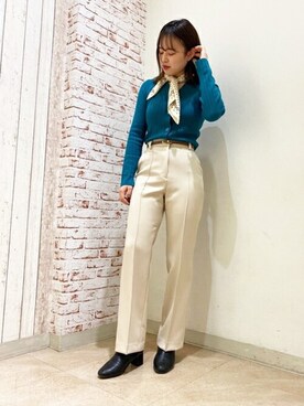 N. STAFFさん（レディース・160cm）の冬コーディネート