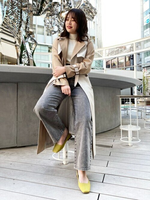 N Natural Beauty Basic 新宿ルミネエスト店n Staffさんのトレンチコートを使ったコーディネート Zozotown