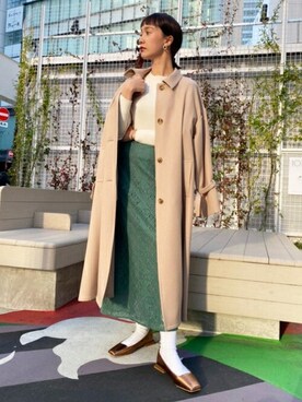 「N.（N. Natural Beauty Basic）（エヌエヌナチュラルビューティーベーシック）のアイテム（ブルゾン）」を使った、N. STAFFさん（レディース・162cm）の冬コーディネート