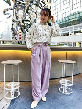 N. STAFFさん(レディース・160cm)の冬コーディネート