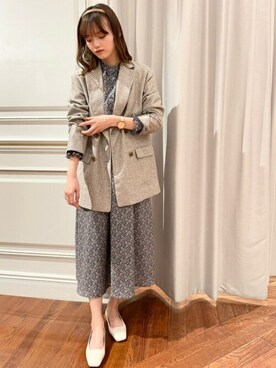 N. STAFFさん（レディース・164cm）の冬コーディネート