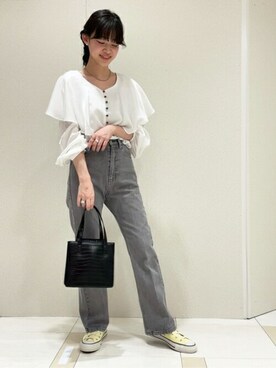 N. STAFFさん（レディース・156cm）の冬コーディネート