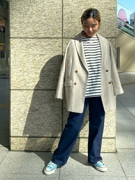 N. STAFFさん（レディース・155cm）の冬コーディネート