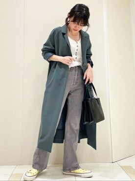 N. STAFFさん（レディース・156cm）の春コーディネート