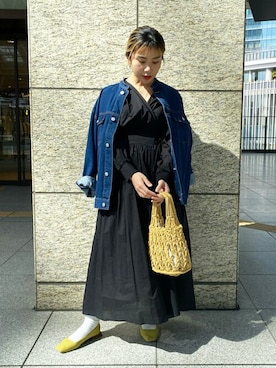 「N.（N. Natural Beauty Basic）（エヌエヌナチュラルビューティーベーシック）のアイテム（デニムジャケット）」を使った、N. STAFFさん（レディース・155cm）の春コーディネート