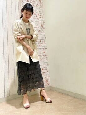 N. STAFFさん(レディース・157cm)の春コーディネート