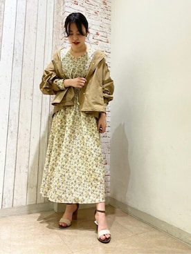 「N.（N. Natural Beauty Basic）（エヌエヌナチュラルビューティーベーシック）のアイテム（マウンテンパーカー）」を使った、N. STAFFさん（レディース・160cm）の春コーディネート