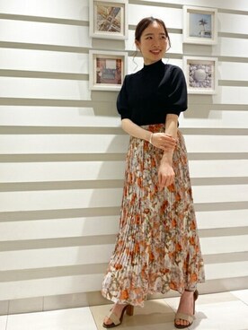 N. STAFFさん（レディース・159cm）の春コーディネート