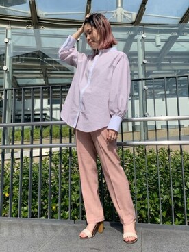 N. STAFFさん（レディース・156cm）の春コーディネート